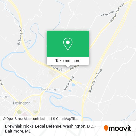 Drewniak Nicks Legal Defense map