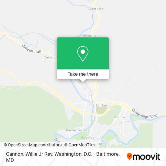Mapa de Cannon, Willie Jr Rev