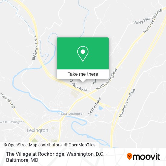 The Village at Rockbridge map