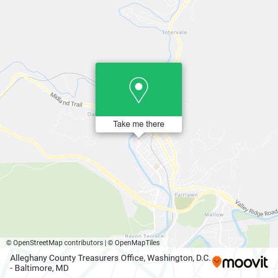 Mapa de Alleghany County Treasurers Office