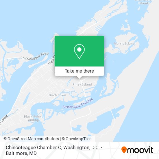 Chincoteague Chamber O map