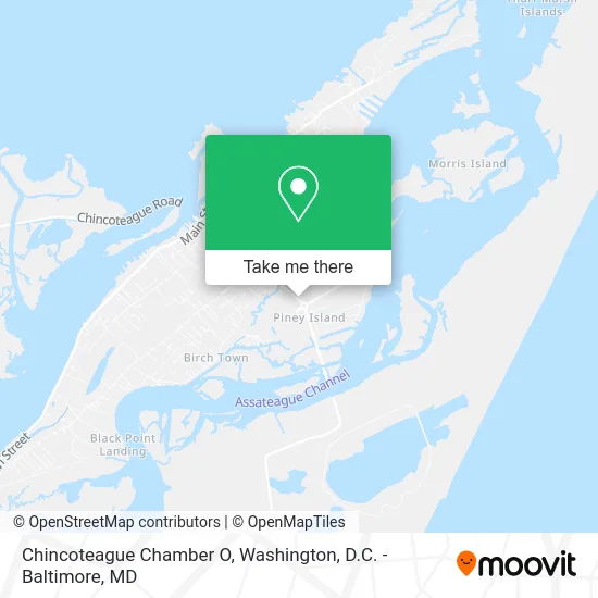 Chincoteague Chamber O map