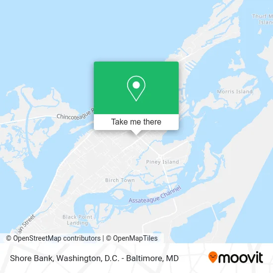Shore Bank map