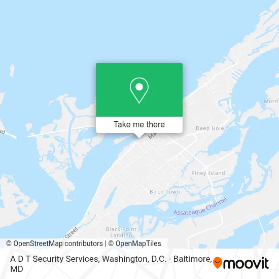 A D T Security Services map