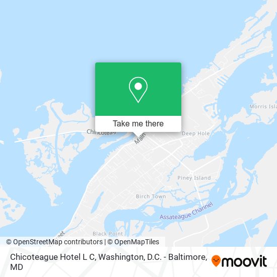 Chicoteague Hotel L C map