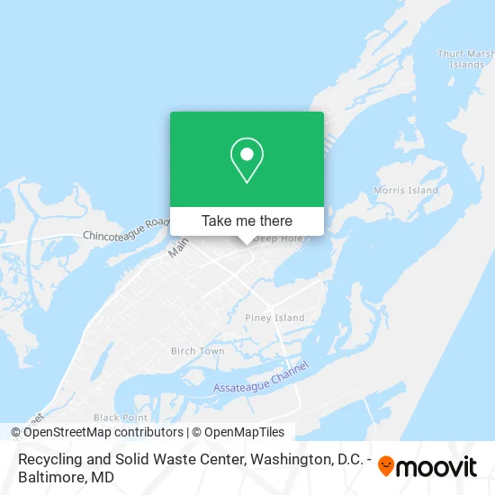 Recycling and Solid Waste Center map