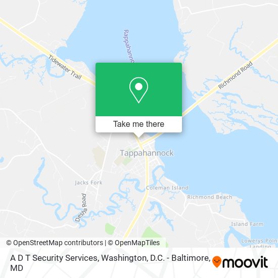 Mapa de A D T Security Services