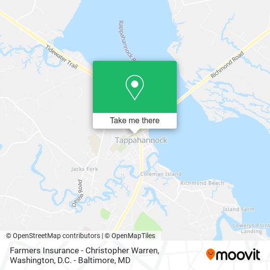 Mapa de Farmers Insurance - Christopher Warren