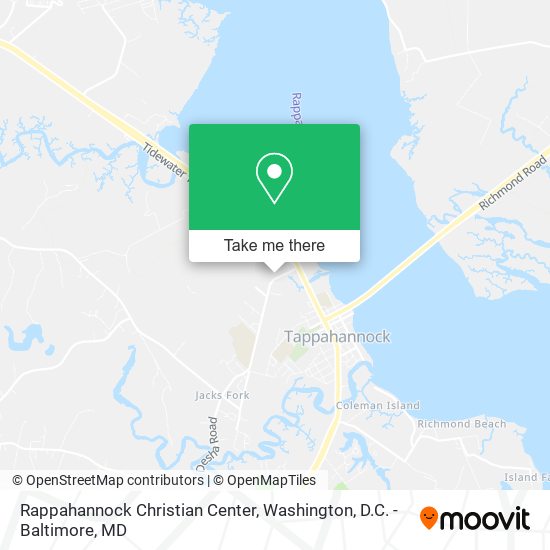 Rappahannock Christian Center map