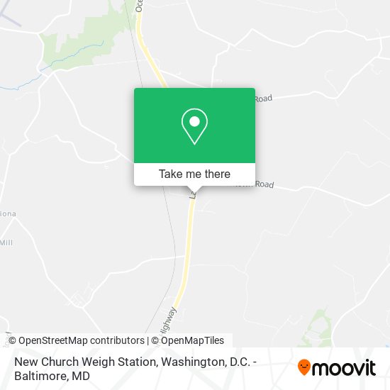 New Church Weigh Station map