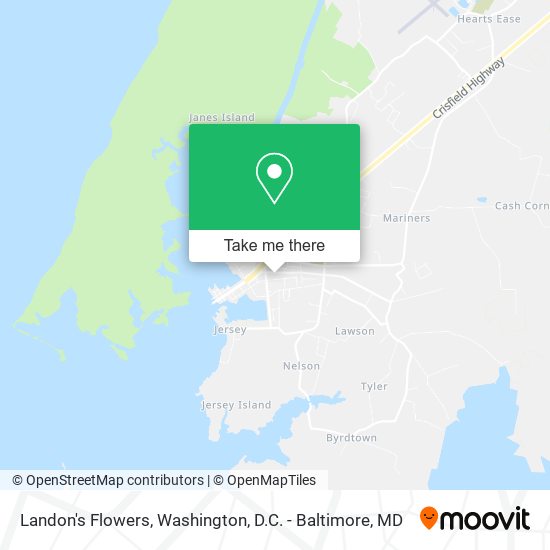 Landon's Flowers map