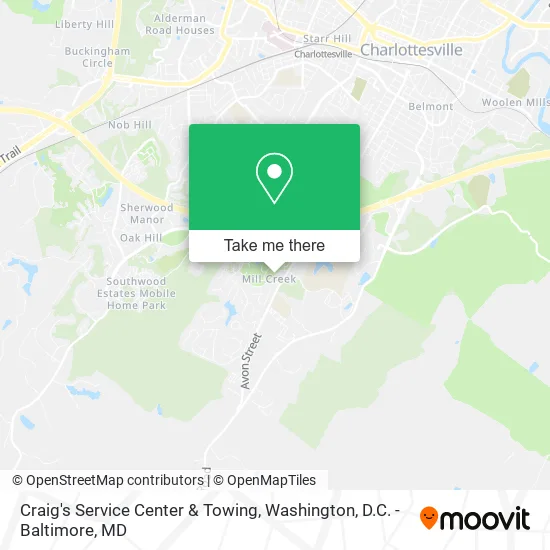 Craig's Service Center & Towing map