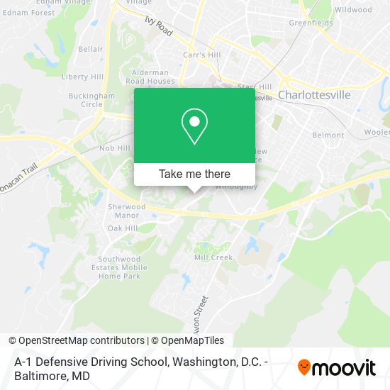 A-1 Defensive Driving School map
