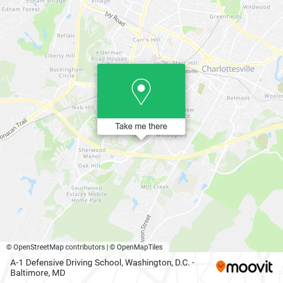 Mapa de A-1 Defensive Driving School