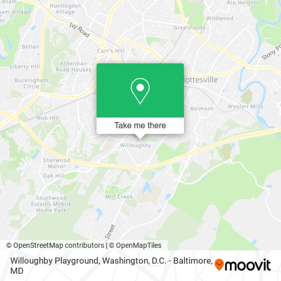 Willoughby Playground map