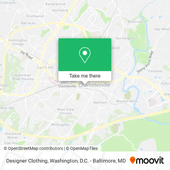 Mapa de Designer Clothing