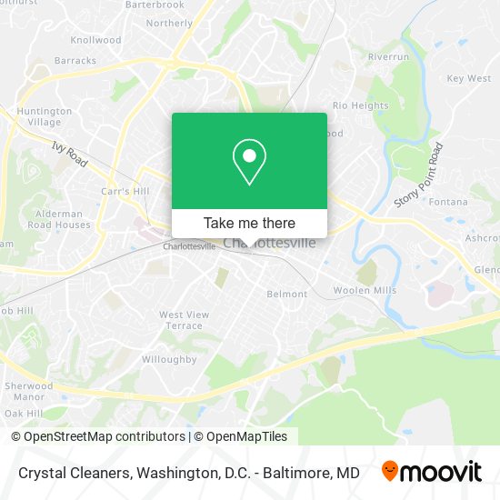 Crystal Cleaners map