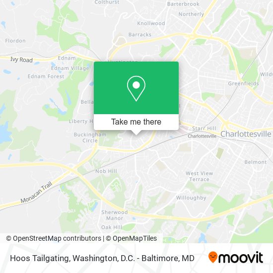 Hoos Tailgating map