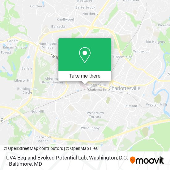 UVA Eeg and Evoked Potential Lab map
