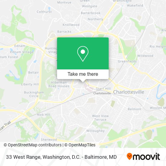 33 West Range map