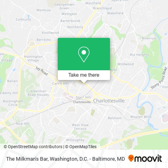 The Milkman's Bar map