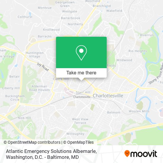 Atlantic Emergency Solutions Albemarle map