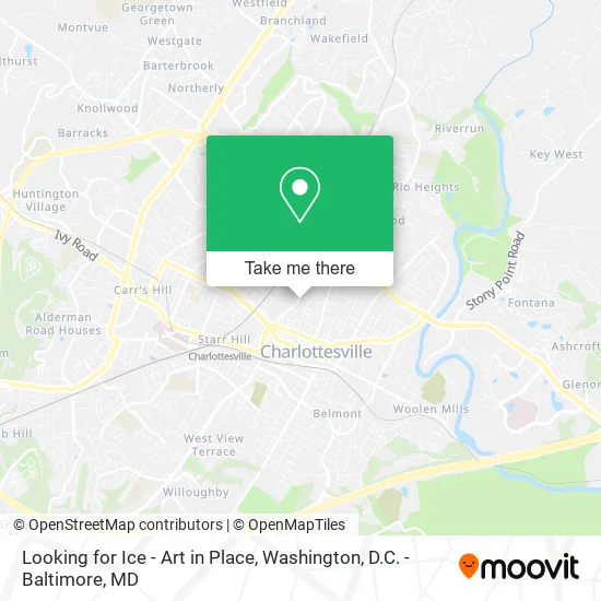 Mapa de Looking for Ice - Art in Place