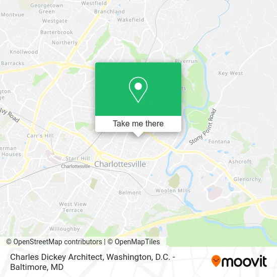 Charles Dickey Architect map