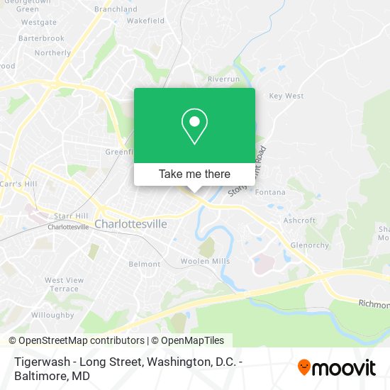 Mapa de Tigerwash - Long Street