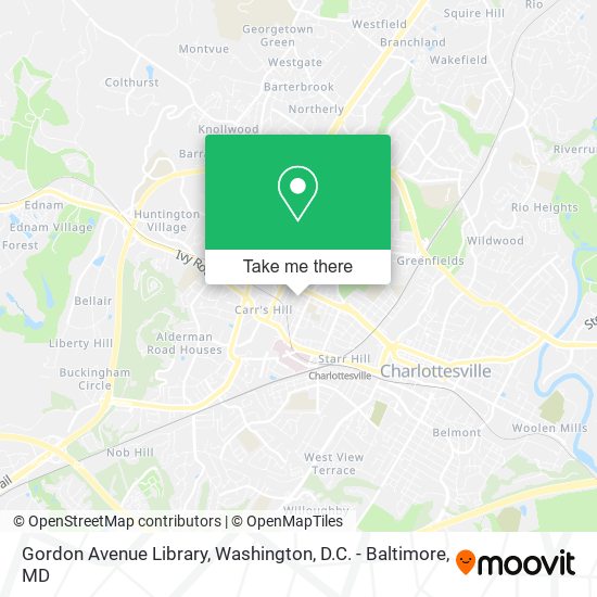 Gordon Avenue Library map
