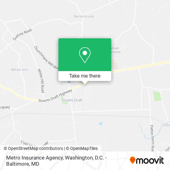 Mapa de Metro Insurance Agency