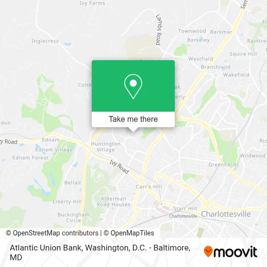 Atlantic Union Bank map