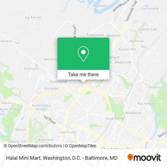 Mapa de Halal Mini Mart