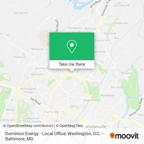 Mapa de Dominion Energy - Local Office
