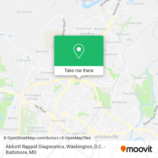 Mapa de Abbott Rappid Diagnostics