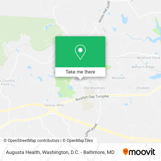 Augusta Health map