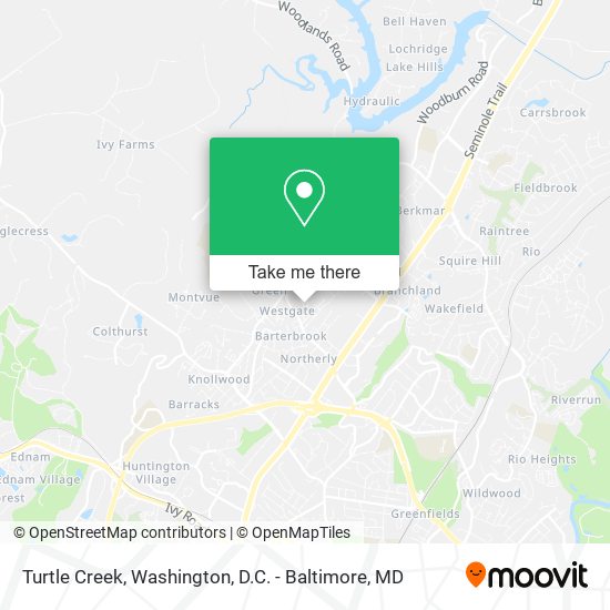 Turtle Creek map