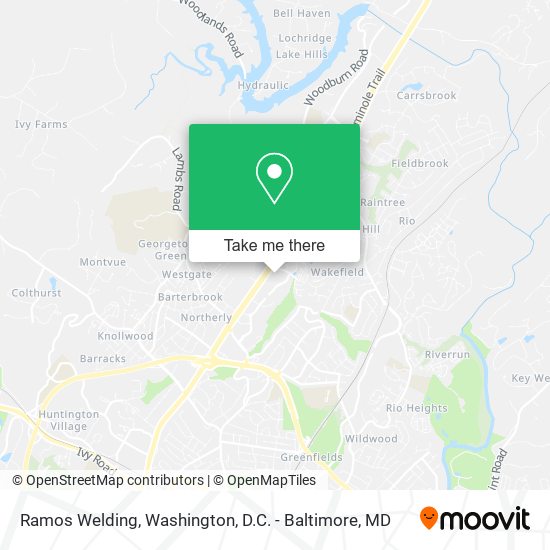 Ramos Welding map