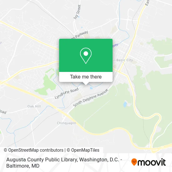 Augusta County Public Library map