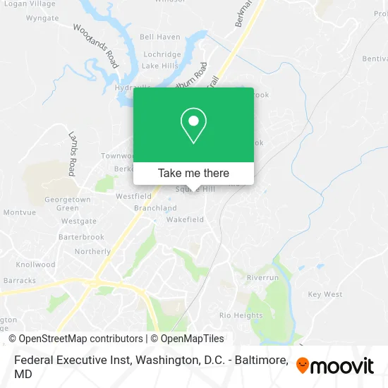 Federal Executive Inst map