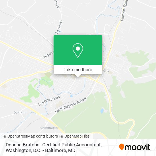 Deanna Bratcher Certified Public Accountant map