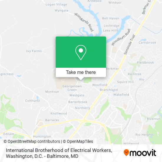 Mapa de International Brotherhood of Electrical Workers