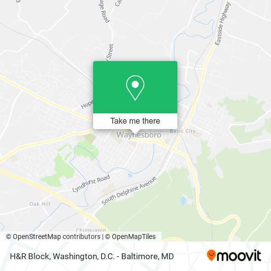 Mapa de H&R Block