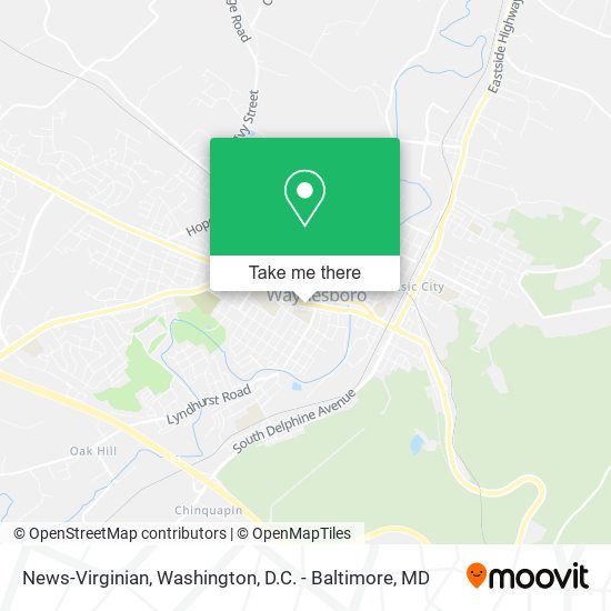 News-Virginian map
