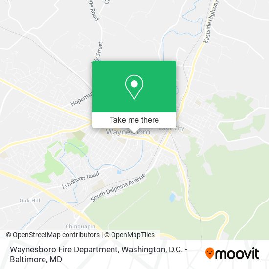 Waynesboro Fire Department map