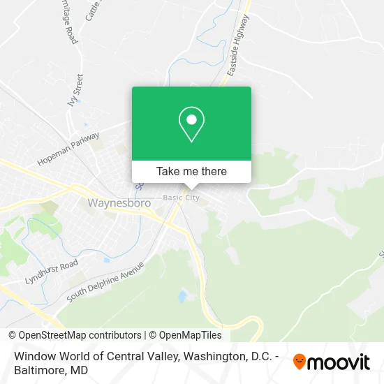 Window World of Central Valley map