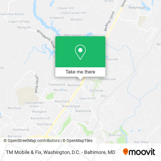 TM Mobile & Fix map