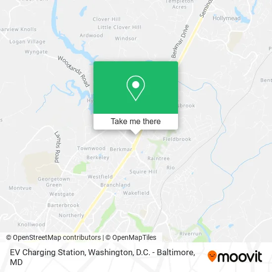 EV Charging Station map