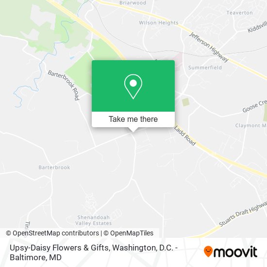 Mapa de Upsy-Daisy Flowers & Gifts