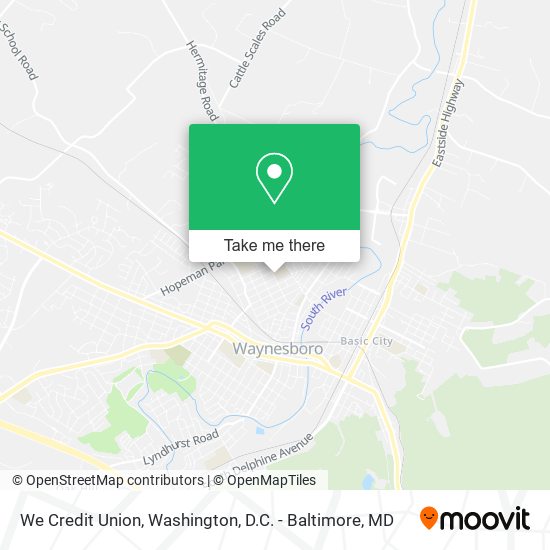 We Credit Union map